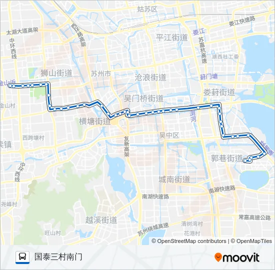 公交67路的线路图