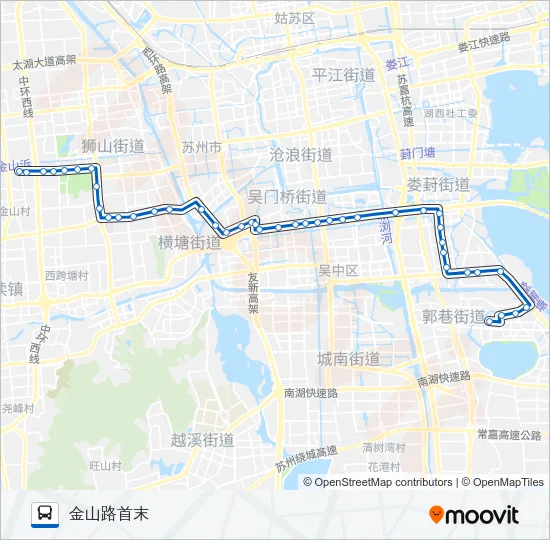 67路 Bus Line Map