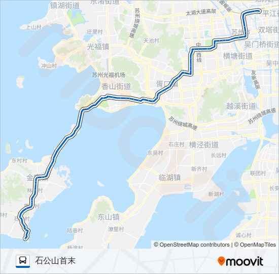 公交69路的线路图