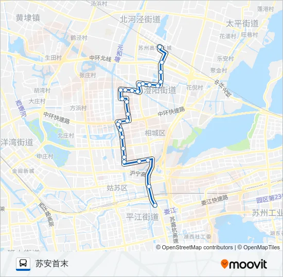 77路 Bus Line Map