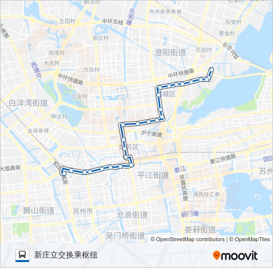 公交81路的线路图