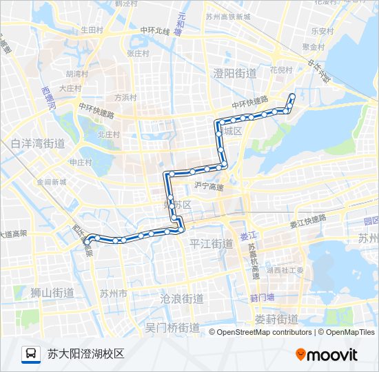 公交81路的线路图