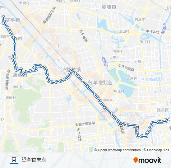 85路 Bus Line Map