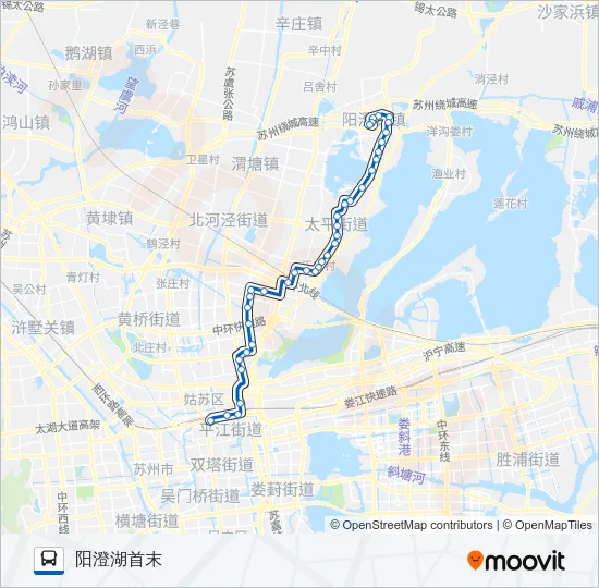 86路 Bus Line Map