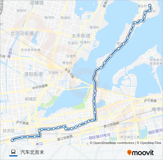 87路 Bus Line Map