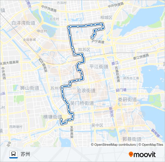 公交88路的线路图