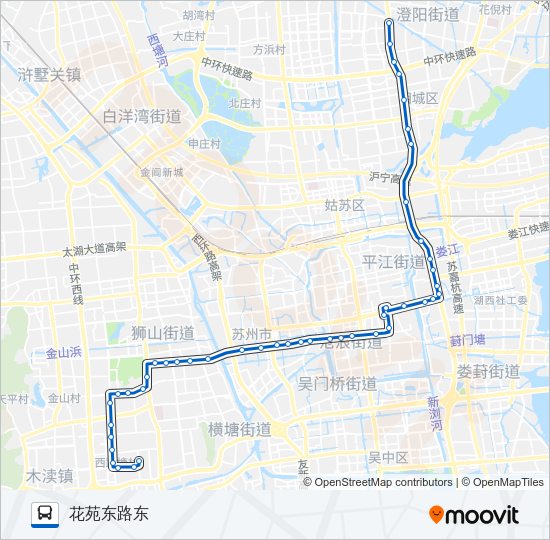 公交89路的线路图