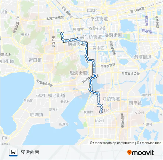 公交93路的线路图