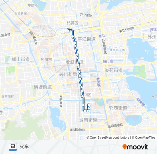 夜1路 Bus Line Map