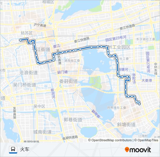 公交夜2路的线路图