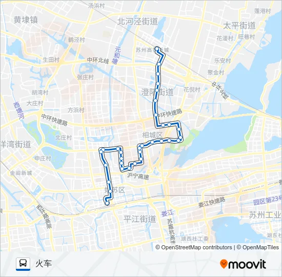 夜4路 Bus Line Map