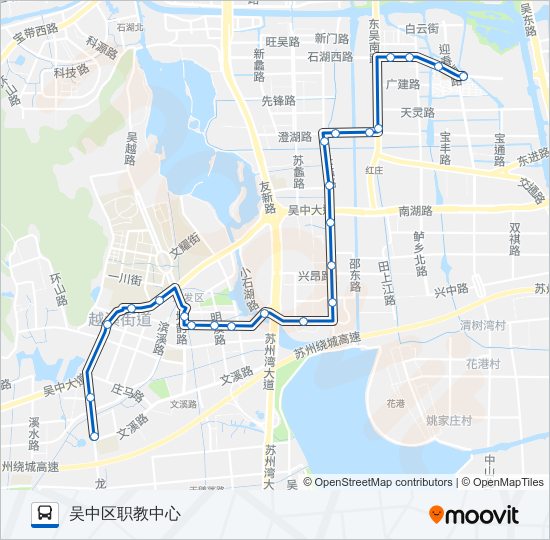 公交夜6路的线路图