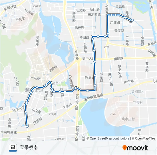 夜6路 Bus Line Map