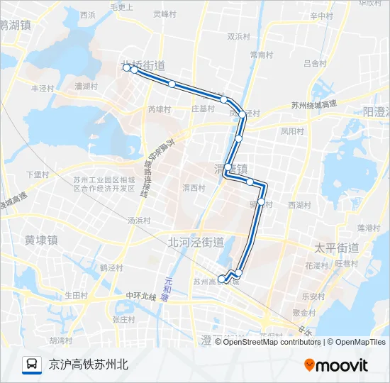 夜7路 Bus Line Map