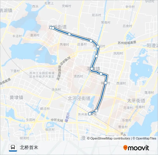 夜7路 Bus Line Map