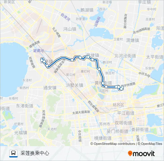 夜8路 Bus Line Map