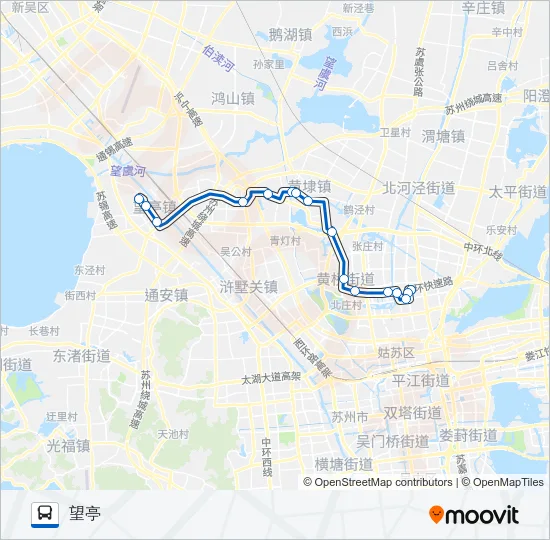 夜8路 Bus Line Map