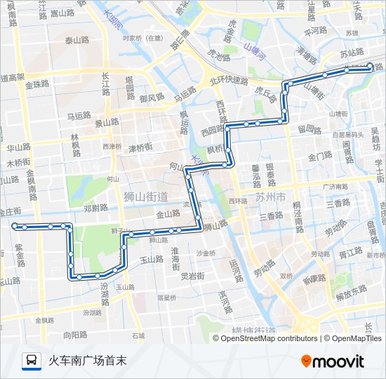 公交游3路的线路图