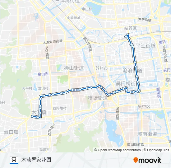游4路 Bus Line Map