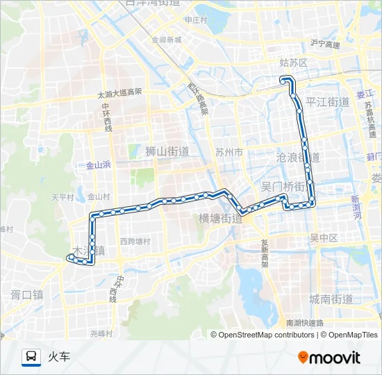 游4路 Bus Line Map