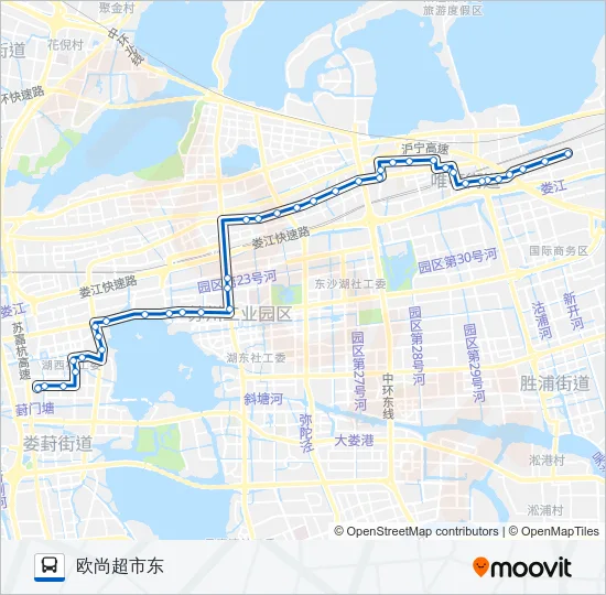 106路 Bus Line Map