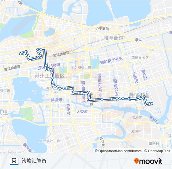 公交116路的线路图