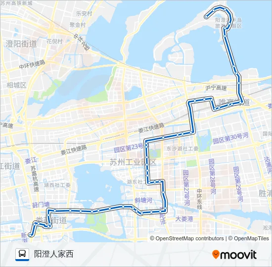 126路 Bus Line Map