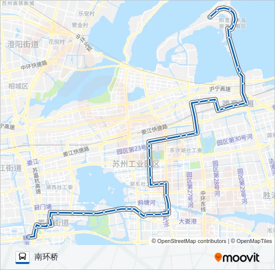 126路 Bus Line Map