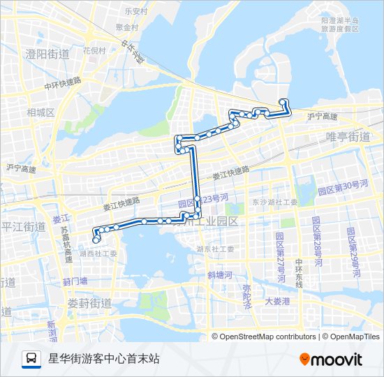 127路 bus Line Map