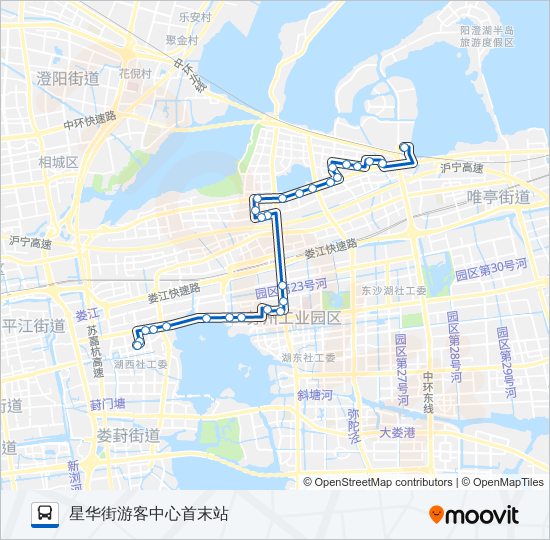 公交127路的线路图