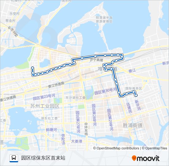 公交129路的线路图