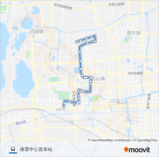 公交139路的线路图