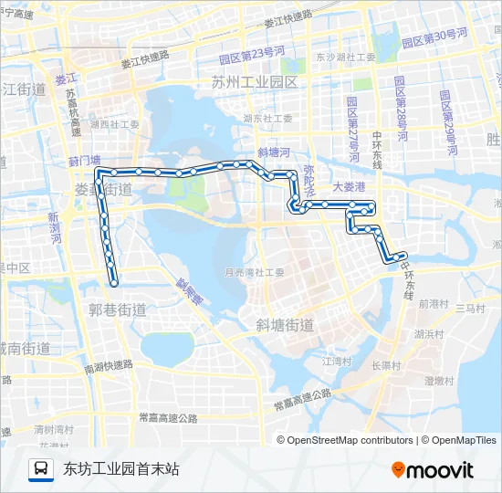 141路 Bus Line Map