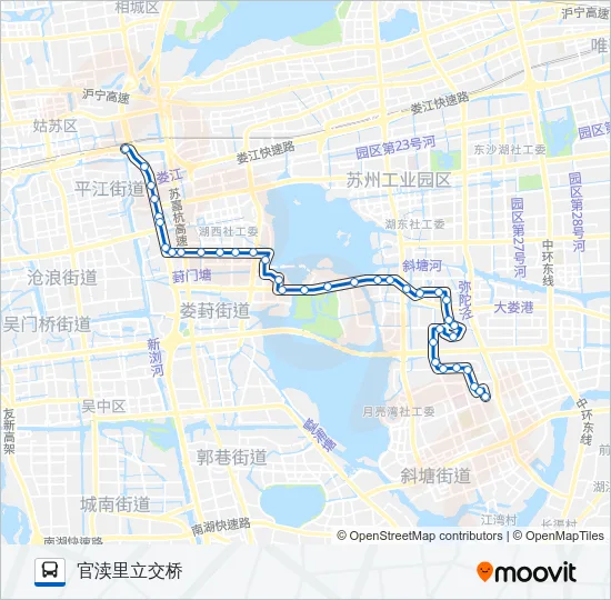 142路 Bus Line Map