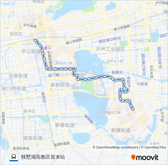 142路 Bus Line Map