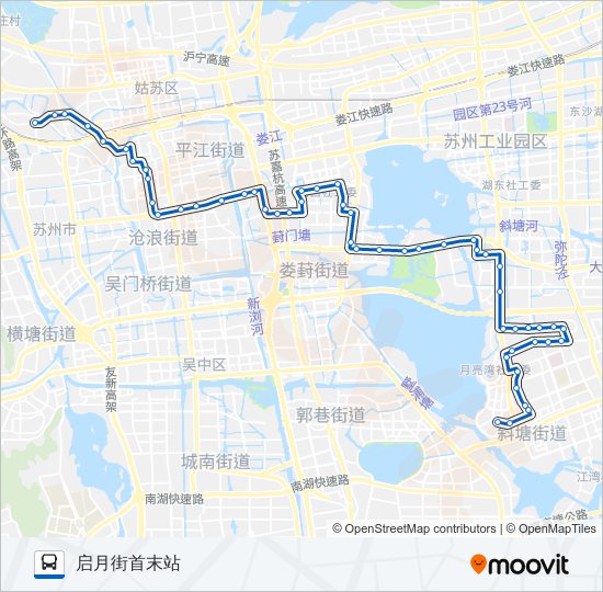 公交146路的线路图