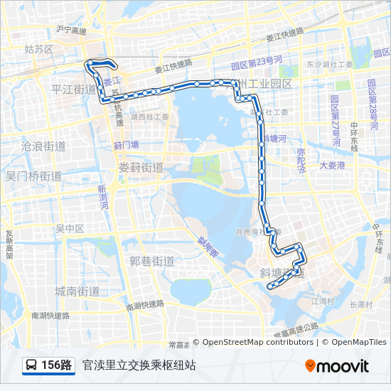 淄博156路公交车路线图图片