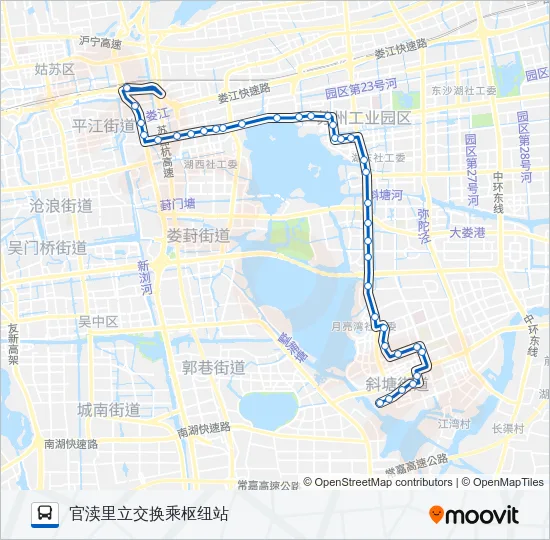 156路 Bus Line Map