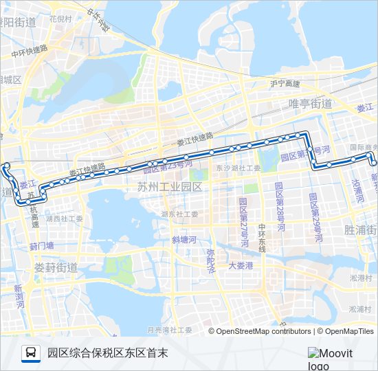 公交158路的线路图