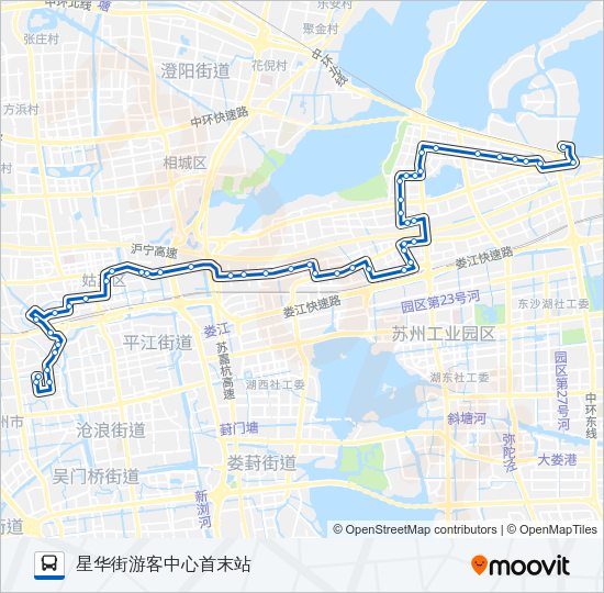 公交161路的线路图