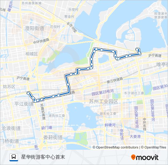 公交169路的线路图