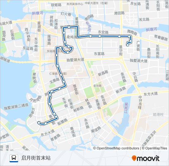 公交177路的线路图