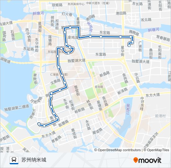 公交177路的线路图