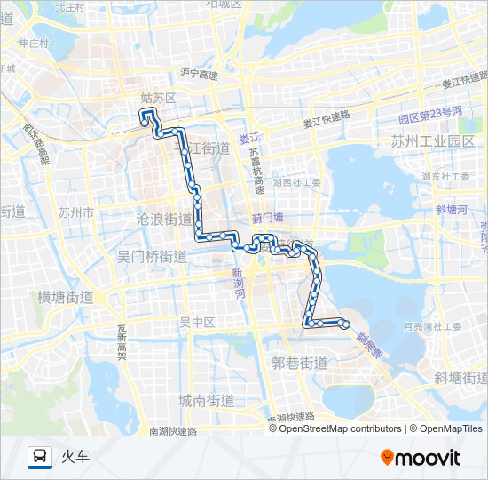 公交202路的线路图