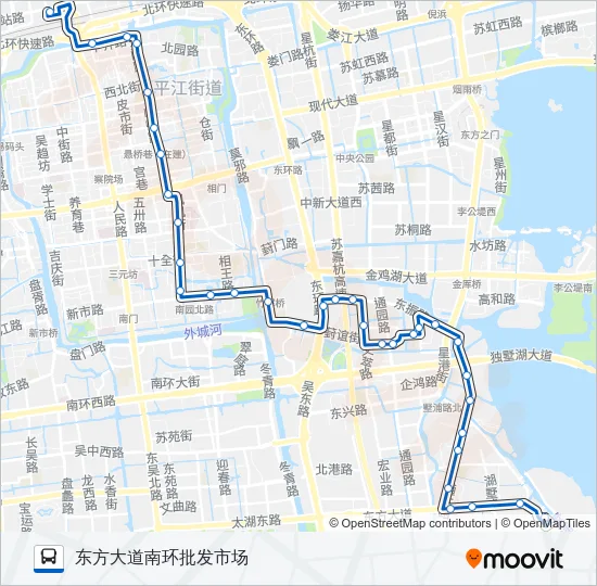 202路 Bus Line Map