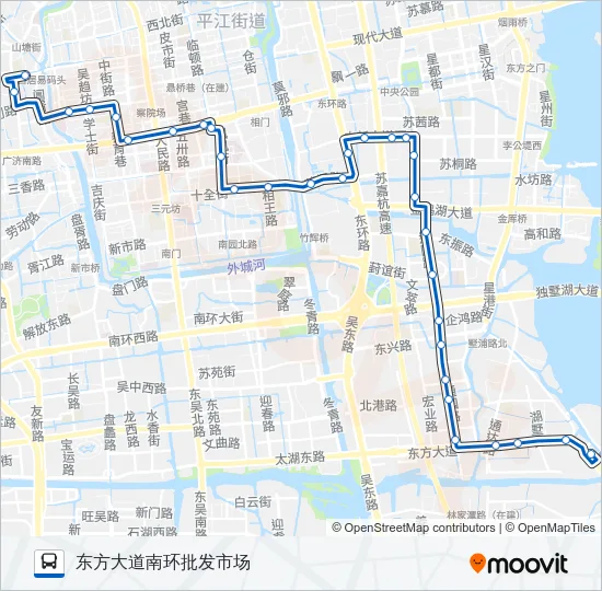 204路 Bus Line Map