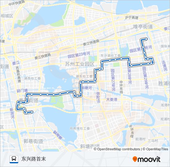 205路 bus Line Map