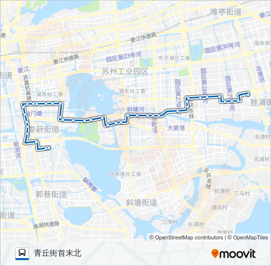 207路 Bus Line Map
