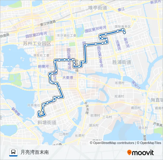 208路 Bus Line Map