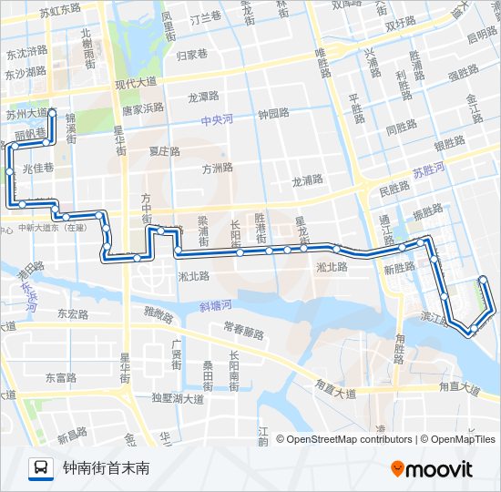 公交209路的线路图